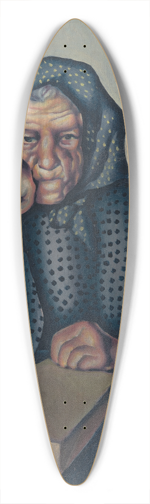 Kontantn Bauer - Worry 39.3 inch art pintail longboard deck
