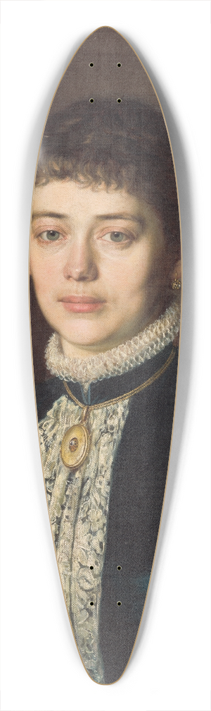 Kornel Boh - Portrait Of Mrs. M. Mandelkov 39.3 inch art pintail longboard deck
