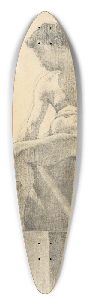kos Aranyossy - tdia sediaceho mua 39.3 inch art pintail longboard deck