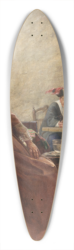 Kristian Zahrtmann - Leonora Christina in Prison 39.3 inch art pintail longboard deck