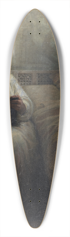 Kristian Zahrtmann - Leonora Christina in The Maribo Monastery 39.3 inch art pintail longboard deck