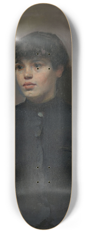 Christian Krohg - Portrait of Jossa 8.25 inch art skate deck