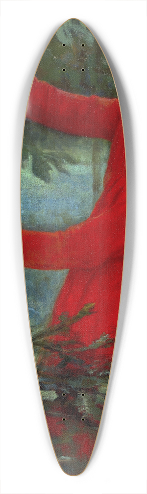 Kroly Ferenczy - Birdsong 39.3 inch art pintail longboard deck