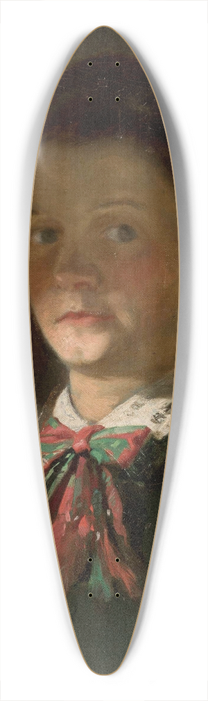 Ksawery Pillati - Portrait of artists wife 39.3 inch art pintail longboard deck
