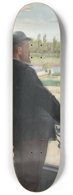 Christian Krohg - Portrait of the Swedish Painter Karl Nordstrm 8.25 inch art skate deck
