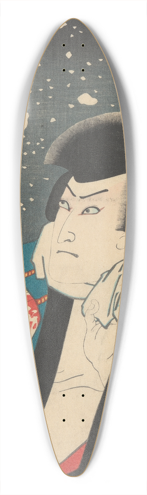 Kunichika Toyohara - Actor, Ichikawa Kyz 39.3 inch art pintail longboard deck