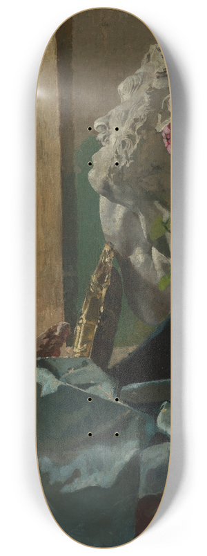 Christian Krohg - Stilleben mit Gipsbste 8.25 inch art skate deck