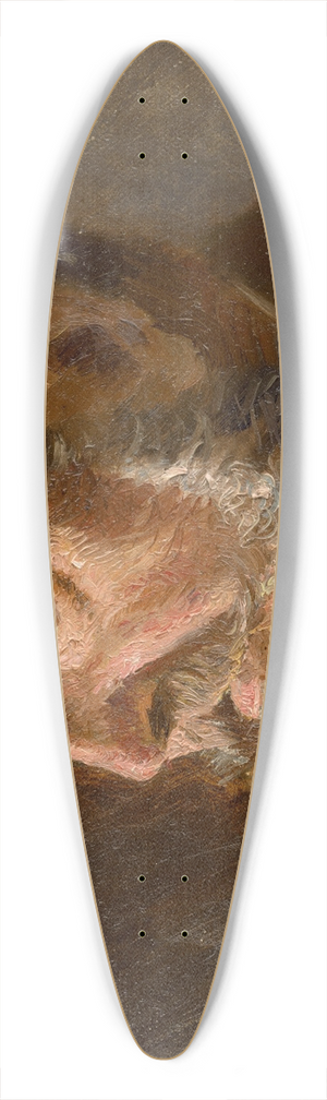 Ladislav Mednynszky - Head Study of an Old Man 39.3 inch art pintail longboard deck