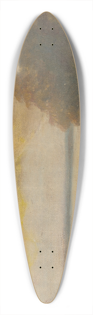 Ladislav Mednynszky - Landscape with a Lake 39.3 inch art pintail longboard deck