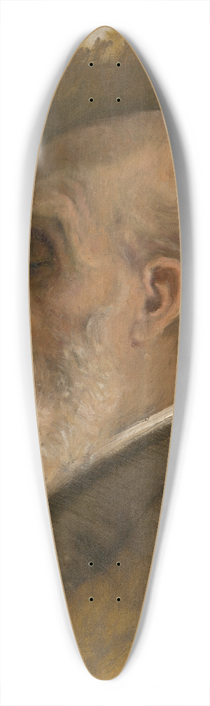 Ladislav Mednynszky - Painters Father Profile with Pince-nez 39.3 inch art pintail longboard deck