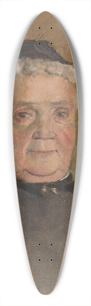 Ladislav Mednynszky - Portrait of Evelin Czbel 39.3 inch art pintail longboard deck