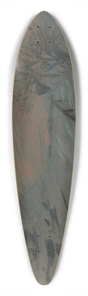Ladislav Mednynszky - Road in winter 39.3 inch art pintail longboard deck Ladislav Mednynszky - Road in winter 39.3 inch art pintail longboard deck