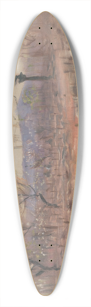 Ladislav Mednynszky - Spring landscape (Spring in an orchard) 39.3 inch art pintail longboard deck Ladislav Mednynszky - Spring landscape (Spring in an orchard) 39.3 inch art pintail longboard deck