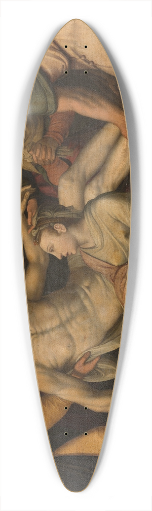 Lambert Van Noort - Christs Entombment 39.3 inch art pintail longboard deck Lambert Van Noort - Christs Entombment 39.3 inch art pintail longboard deck