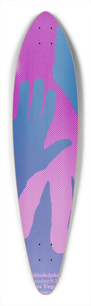 Lanny Sommese - Institutes in Allied Health Administration 39.3 inch art pintail longboard deck