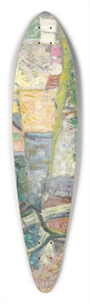 Lars Jorde - From Fiesole 39.3 inch art pintail longboard deck