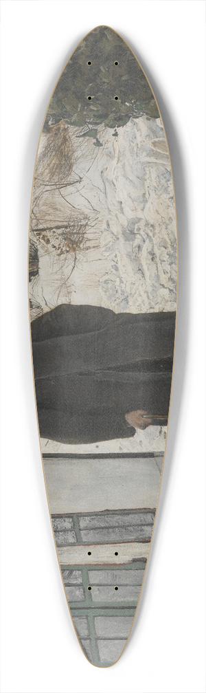 Laurits Andersen Ring - At the Old House 39.3 inch art pintail longboard deck
