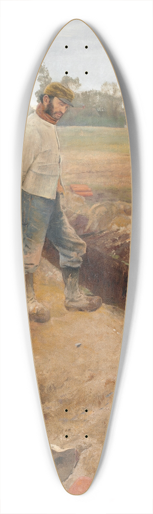 Laurits Andersen Ring - Drain Diggers 39.3 inch art pintail longboard deck