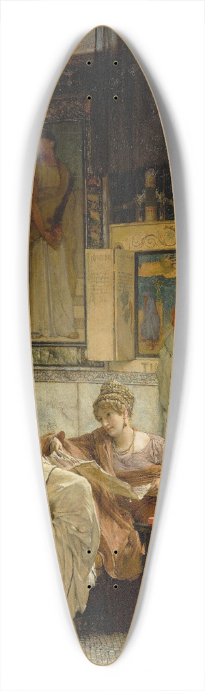 Lawrence Alma-Tadema - A Picture Gallery 39.3 inch art pintail longboard deck