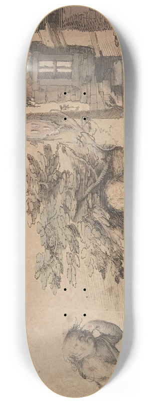 Christian Richter - Allegory of the Transience of Life 8.25 inch art skate deck