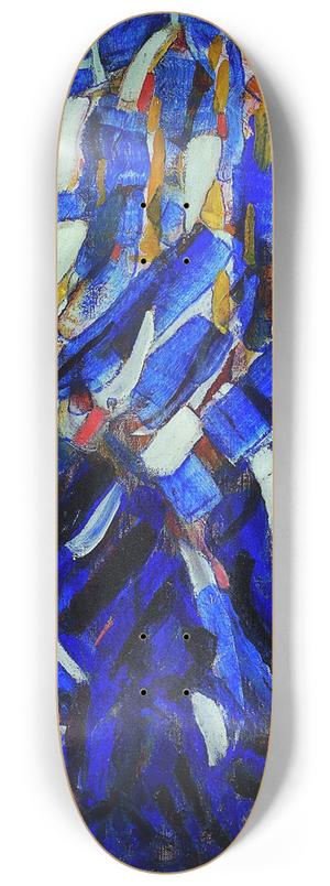 Christian Rohlfs - Abstraction (the Blue Mountain) 8.25 inch art skate deck Christian Rohlfs - Abstraction (the Blue Mountain) 8.25 inch art skate deck