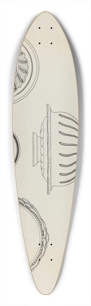Lawrence Flynn - Silver Sugar Bowl 39.3 inch art pintail longboard deck