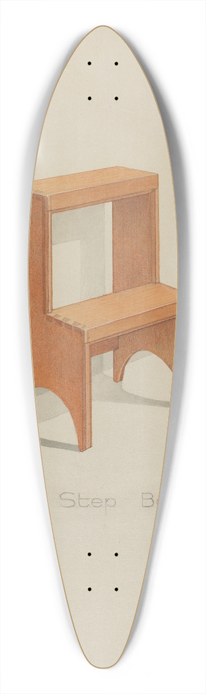 Lawrence Foster - Shaker Two-step Bench 39.3 inch art pintail longboard deck