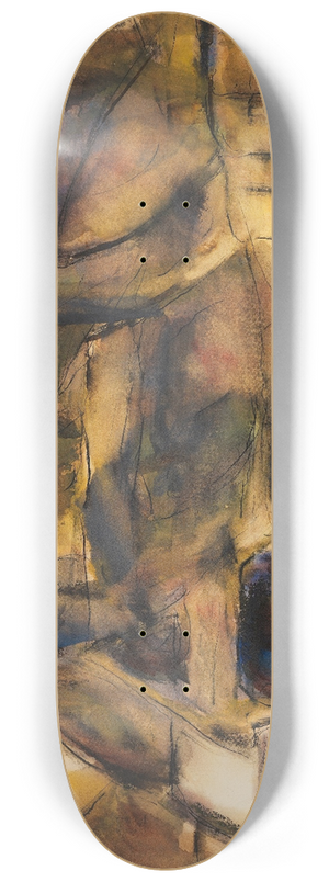 Christian Rohlfs - Bauernhaus in Holstein 8.25 inch art skate deck