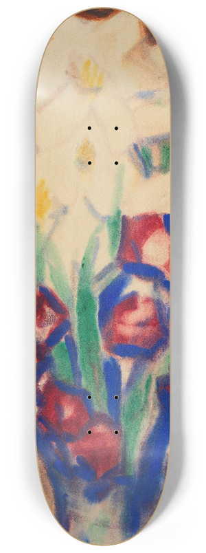 Christian Rohlfs - Blumenstillleben 8.25 inch art skate deck Christian Rohlfs - Blumenstillleben 8.25 inch art skate deck