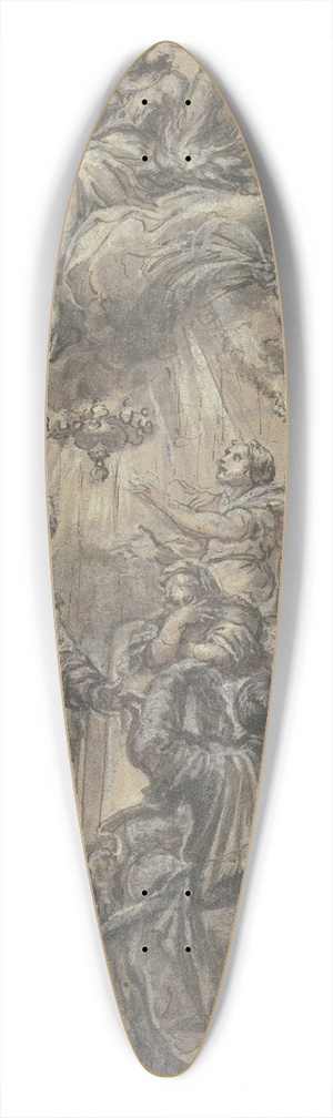 Lazzaro Baldi - Martyrium eines Jesuiten 39.3 inch art pintail longboard deck
