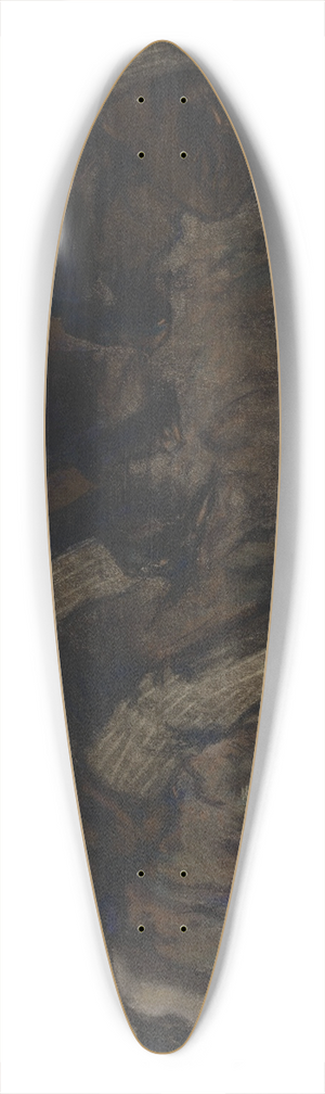 Leo Gestel - Bohme 39.3 inch art pintail longboard deck
