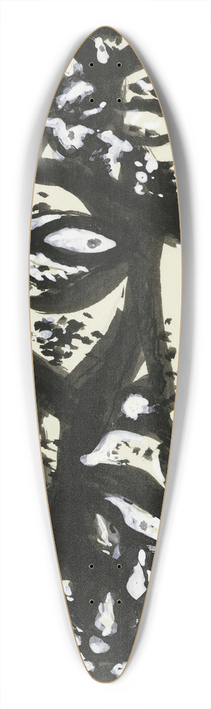 Leo Gestel - Vignet voor boek Lart Hollandais contemporain van Paul Fierens 39.3 inch art pintail longboard deck