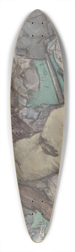Leo Gestel - Vluchtelingen uit Belgi te Roosendaal, 1914 39.3 inch art pintail longboard deck Leo Gestel - Vluchtelingen uit Belgi te Roosendaal, 1914 39.3 inch art pintail longboard deck