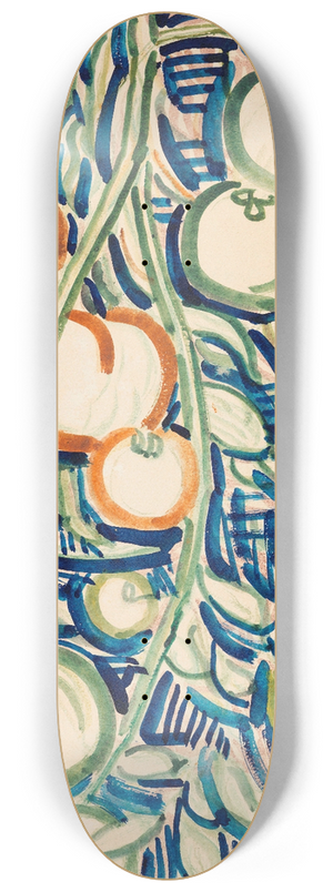 Christian Rohlfs - Herabhngender Zweig mit roten und grnen Tomaten 8.25 inch art skate deck