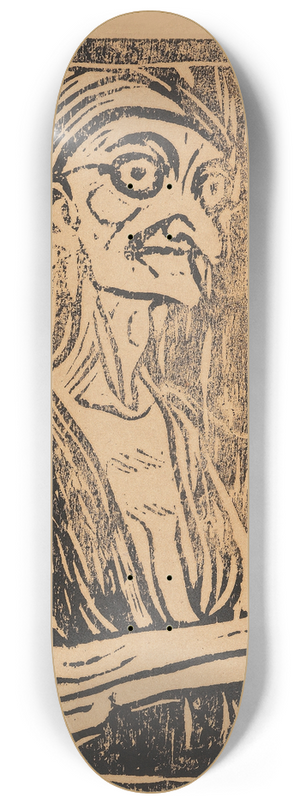 Christian Rohlfs - Hexe 8.25 inch art skate deck Christian Rohlfs - Hexe 8.25 inch art skate deck