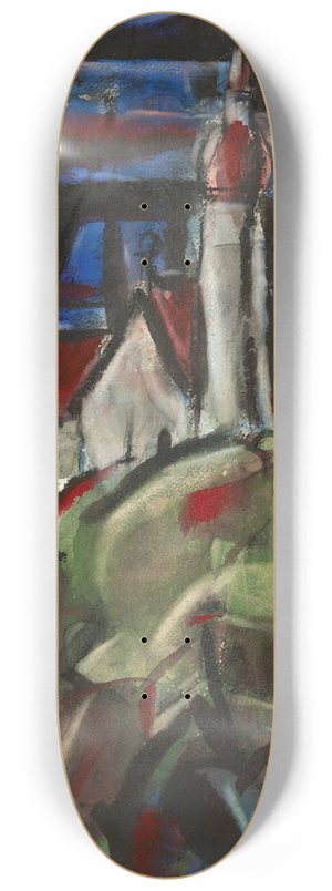 Christian Rohlfs - Kloster Andechs 8.25 inch art skate deck