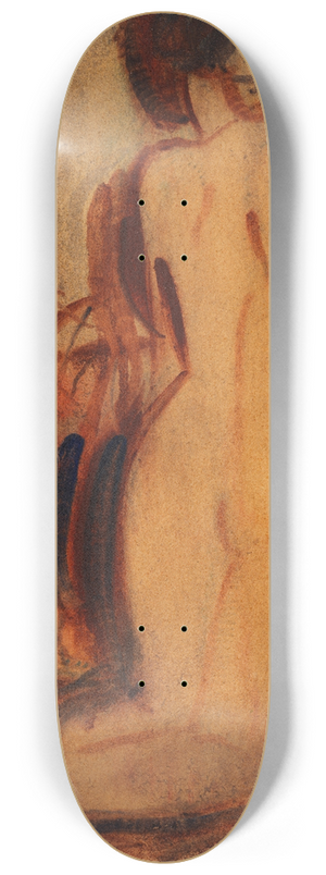 Christian Rohlfs - Kniender Rckenakt 8.25 inch art skate deck