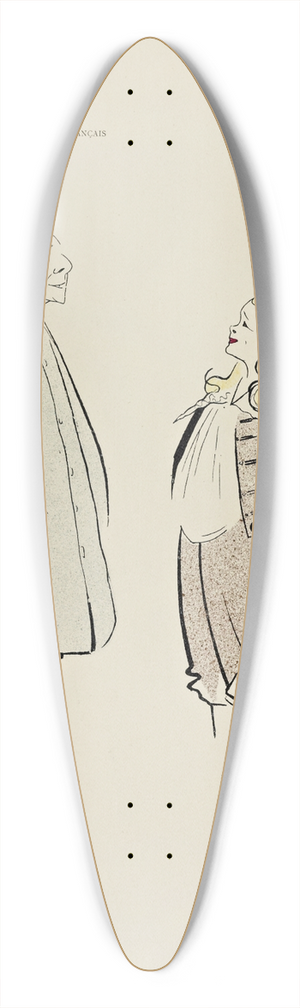 Leonetto Cappiello - 70 dessins de Cappiello Pl.19 39.3 inch art pintail longboard deck