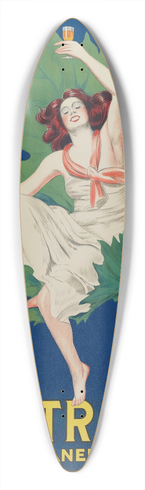 Leonetto Cappiello - Contratto. Canelli 39.3 inch art pintail longboard deck