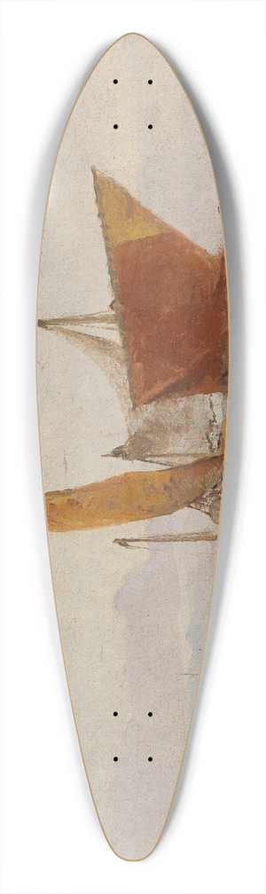 Leontine von Littrow - Segelboote 39.3 inch art pintail longboard deck