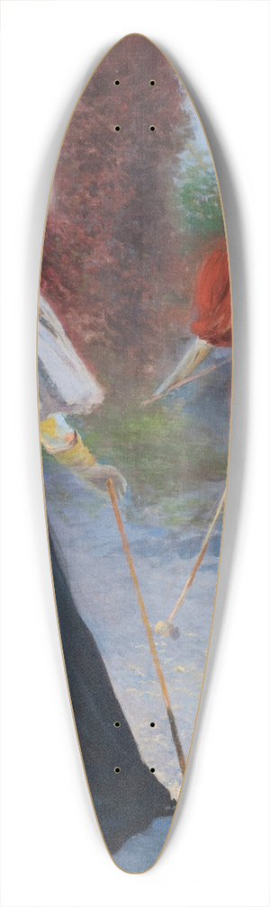 Leon Wyczkowski - A Game of Crocquet 39.3 inch art pintail longboard deck