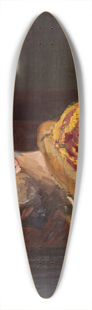 Leon Wyczkowski - Portrait of Erazm Barcz 39.3 inch art pintail longboard deck