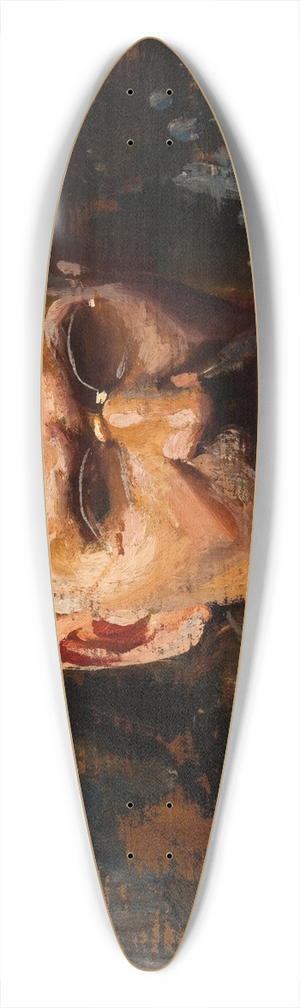 Leon Wyczkowski - Self-Portrait 39.3 inch art pintail longboard deck