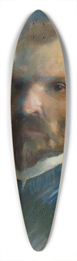 Leon Wyczkowski - Self-portrait 39.3 inch art pintail longboard deck