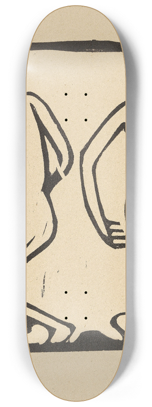 Christian Rohlfs - Zwei Tanzende 8.25 inch art skate deck Christian Rohlfs - Zwei Tanzende 8.25 inch art skate deck