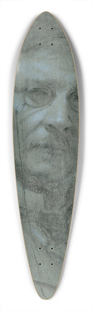 Leopold Carl Mller - Selbstbildnis 39.3 inch art pintail longboard deck