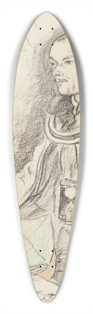 Leopold Gottlieb - Jan Szkuta, sierant kawalerii Legionw Polskich 39.3 inch art pintail longboard deck