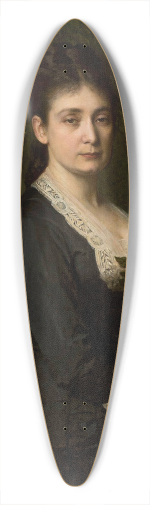 Leopold Horowitz - Portrait of Mina Fajans (18411933) 39.3 inch art pintail longboard deck