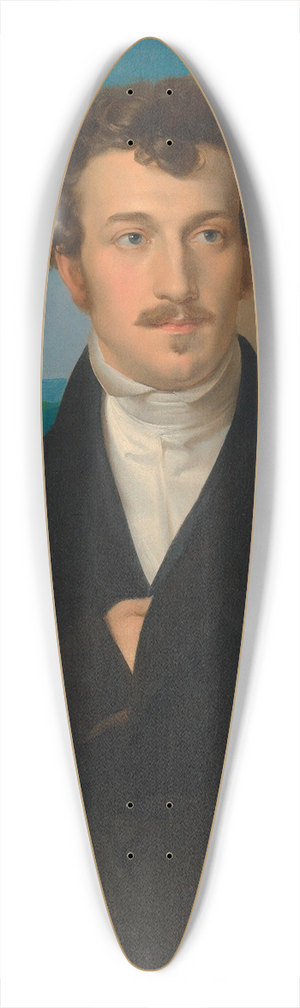 Leopold Kupelwieser - Franz von Schober (Dichter, Librettist und Schauspieler) 39.3 inch art pintail longboard deck