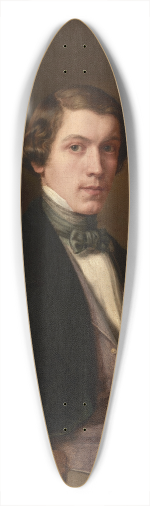 Leopold Loeffler - Self-Portrait 39.3 inch art pintail longboard deck